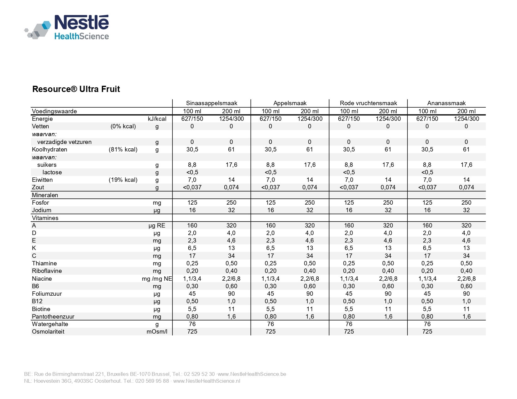Voedingswaarde_Resource_Ultra_Fruit