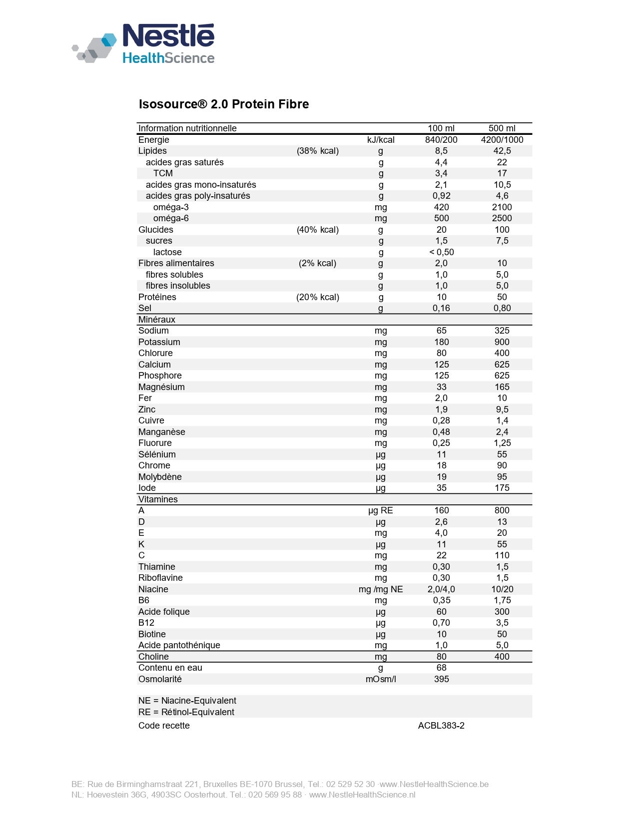 Isosource® 2.0 Protein Fibre