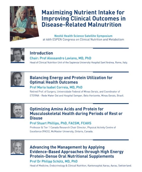 Satellite symposium van ESPEN 2024